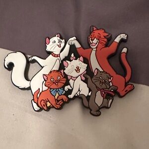 Colorful Cat Figurine Set